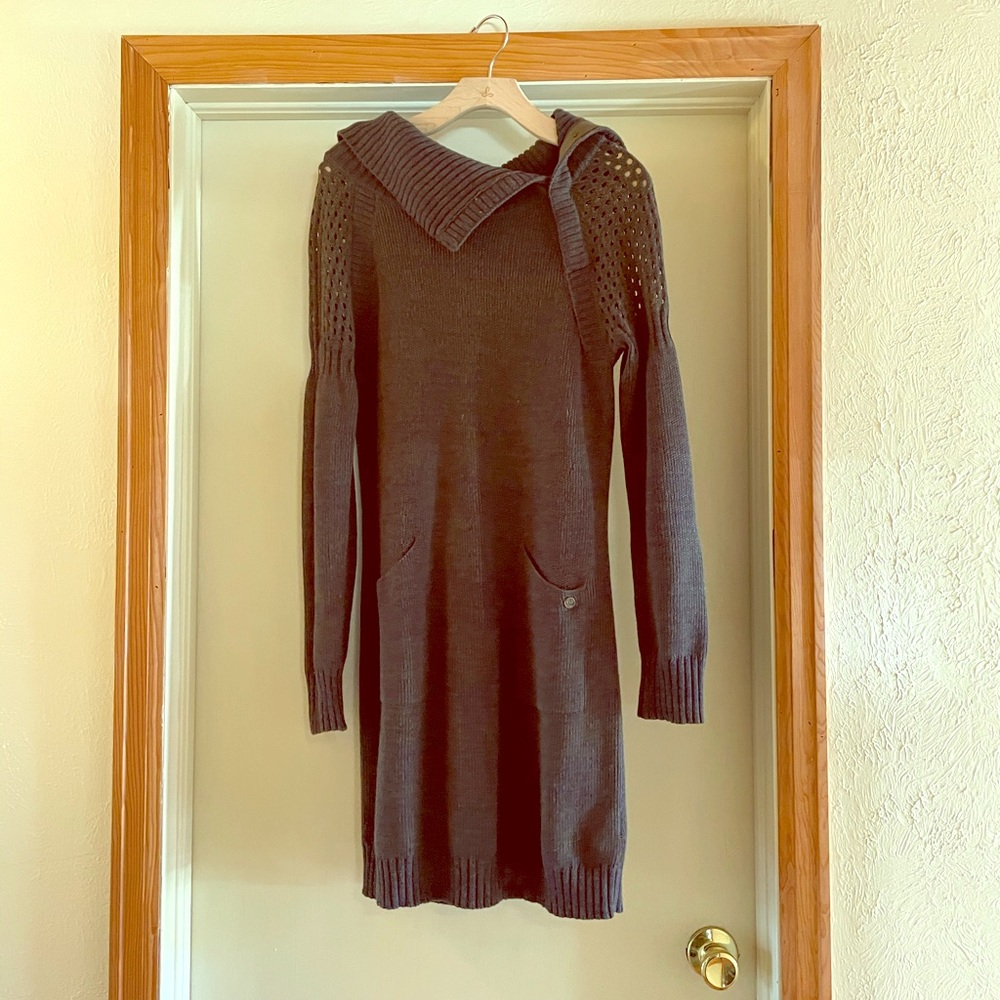 Prana Sweater dress olive green